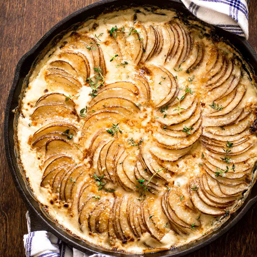 Creamy Au Gratin Potatoes with Kale and Gruyere - Potatoes USA - Philippines