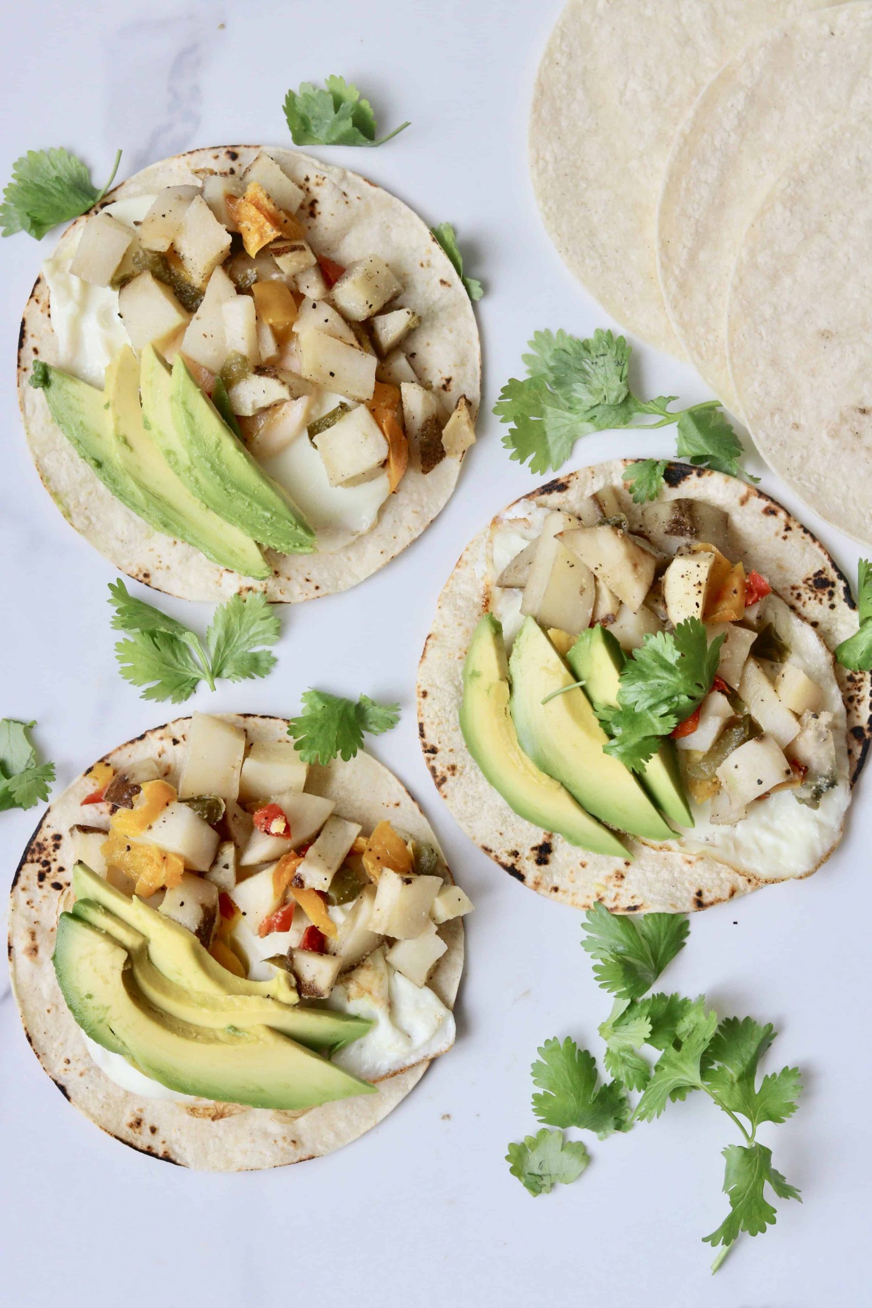 Roasted Potato Tacos with Eggs - Potatoes USA - Philippines