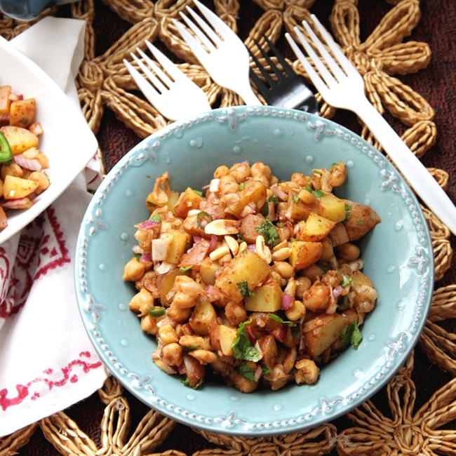 Alu Kabli – Bengali Potato and Chickpea Salad - Potatoes USA - Philippines