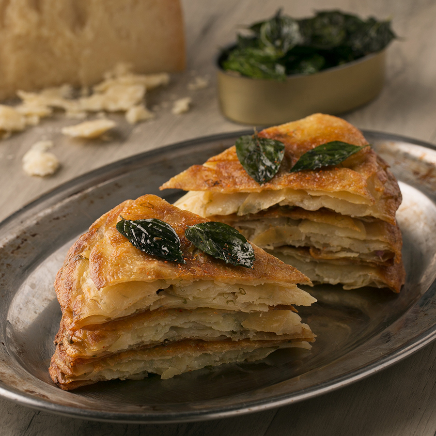 Basil Parmesan Potato Pave - Potatoes USA - Philippines