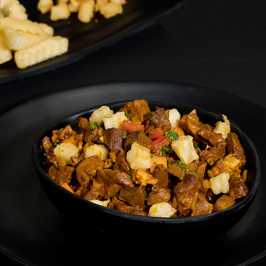 Bopis with Crinkle Cut Fries - Potatoes USA - Philippines