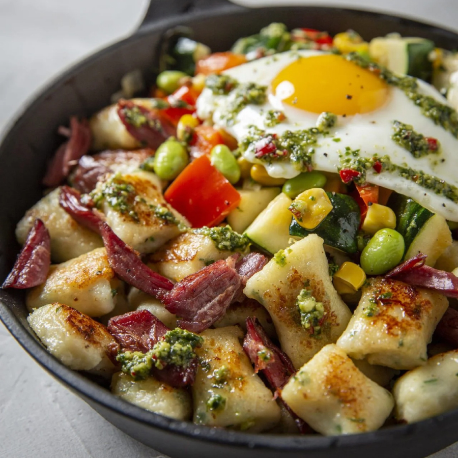 Breakfast Gnocchi & Corned Beef “Hash” - Potatoes USA - Philippines