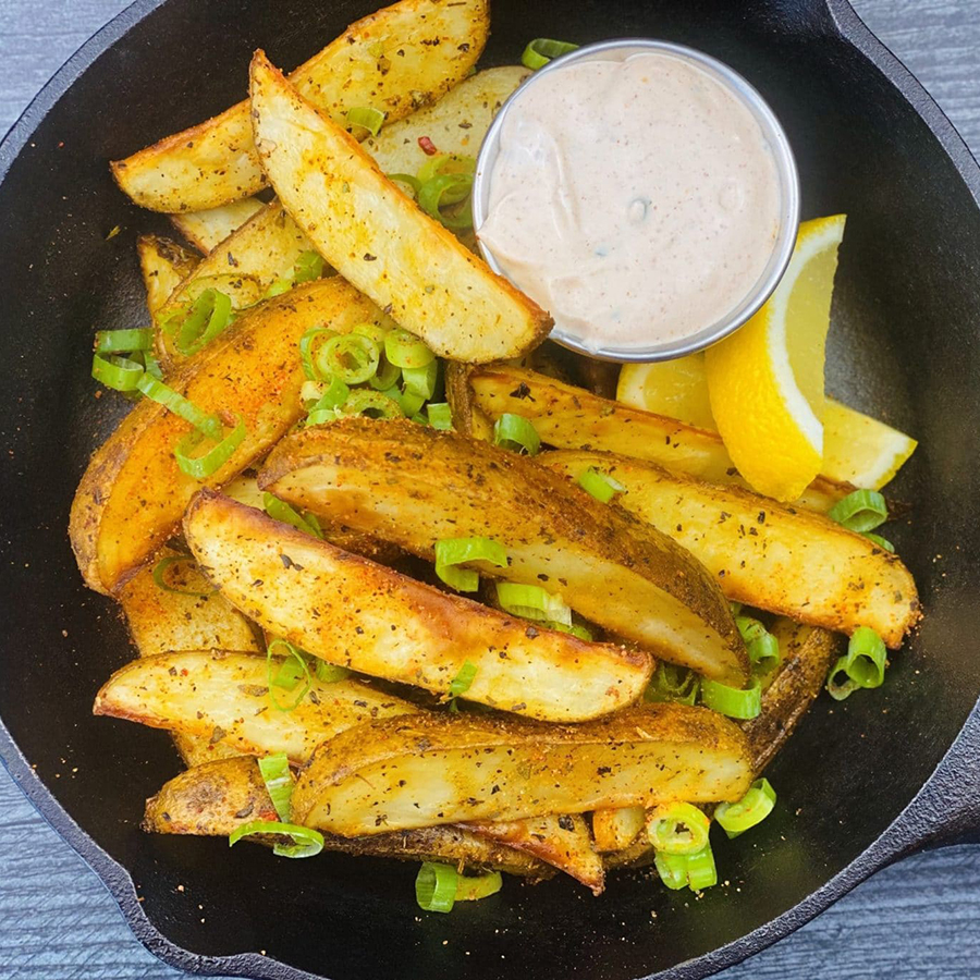 Cajun Spiced Steak Fries with Bayou Sauce - Potatoes USA - Philippines