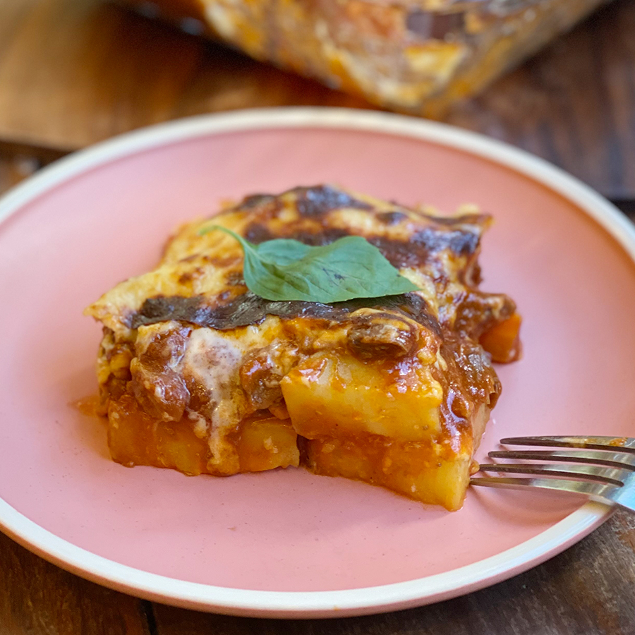 Cheesy Potato Kaldereta Bake - Potatoes USA - Philippines