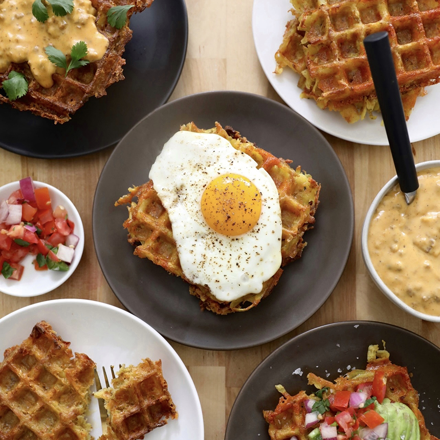 Cheesy Shredded Potato Waffles - Potatoes USA - Philippines