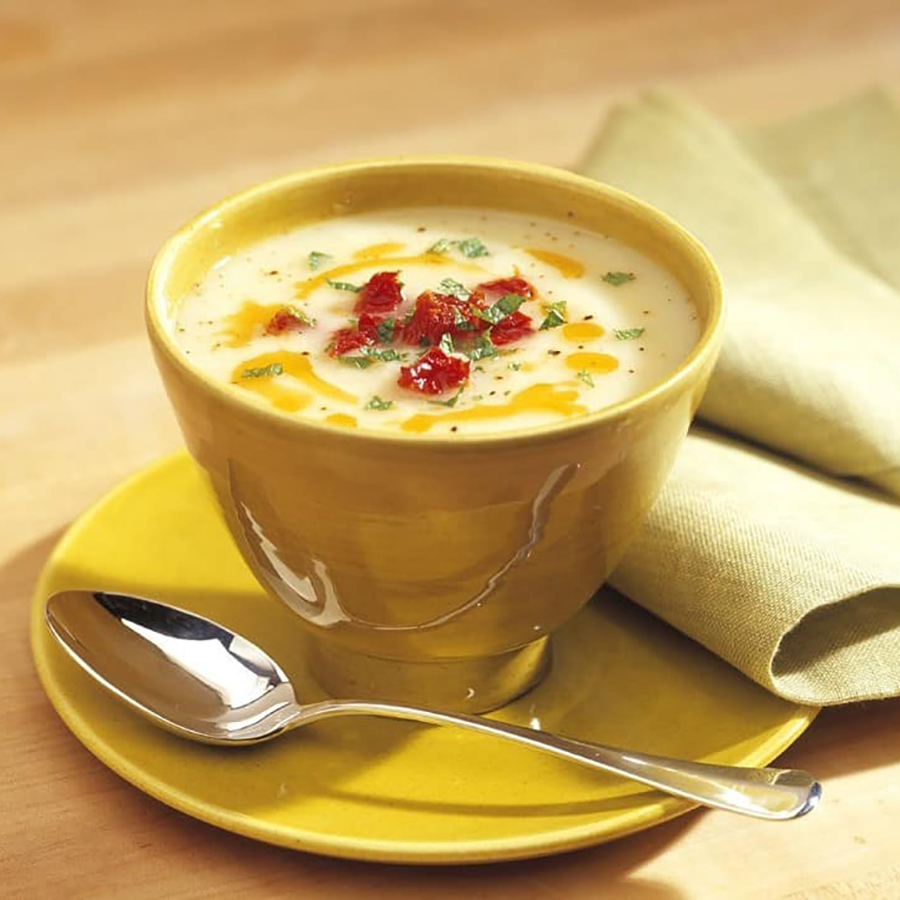 Cream of Potato Soup with Sun-Dried Tomatoes - Potatoes USA - Philippines