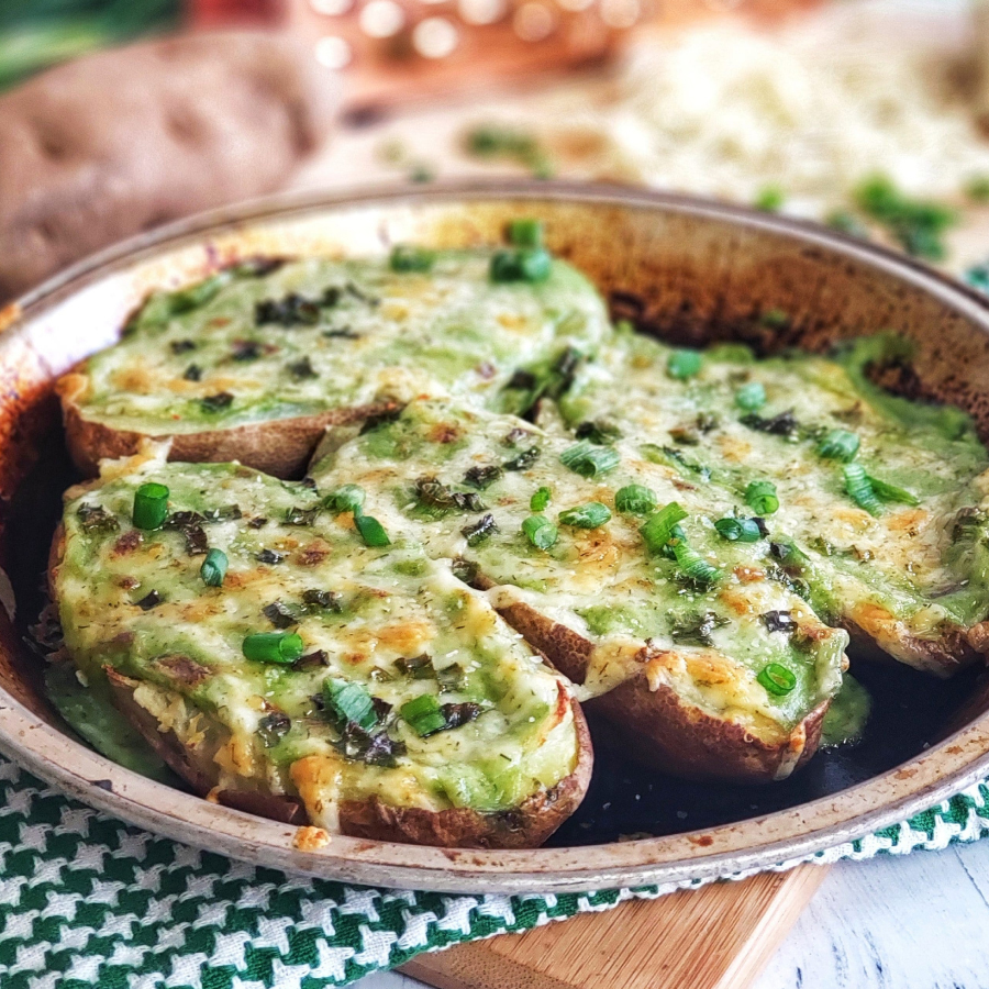 Green Veggie Twice Baked Potatoes - Potatoes USA - Philippines