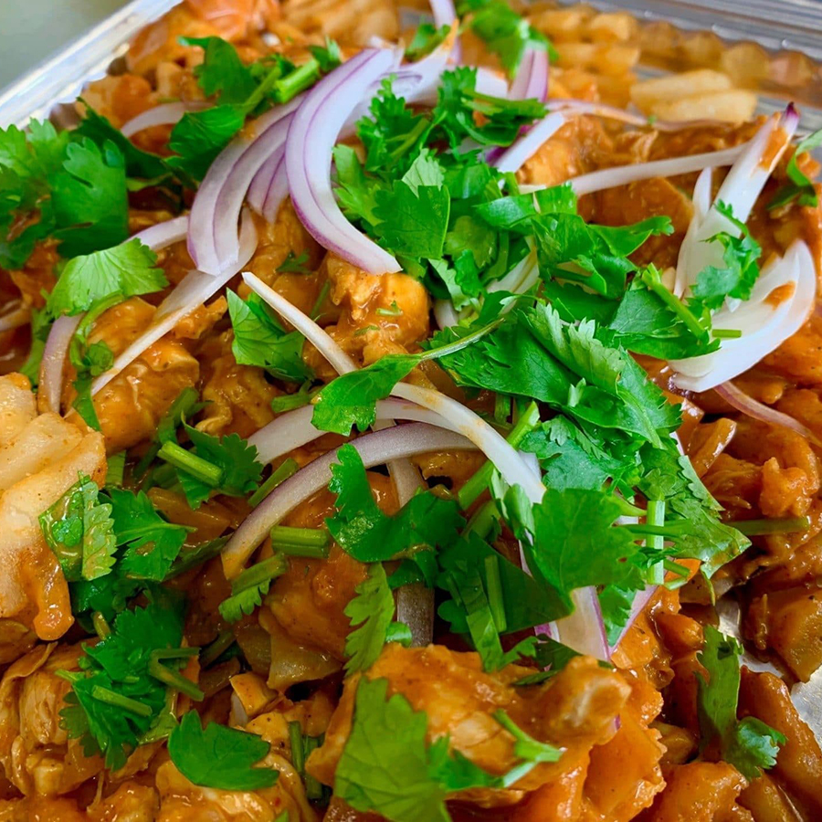 Indian Butter Chicken and Waffle Fries - Potatoes USA - Philippines