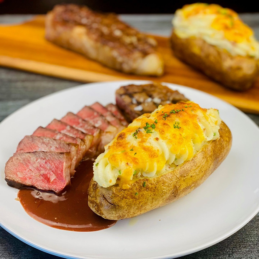 Loaded Twice Baked Potato with Grilled Steak - Potatoes USA - Philippines