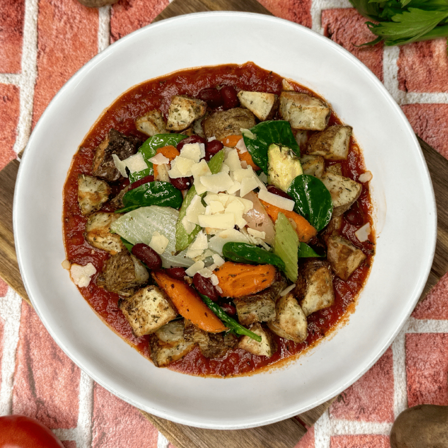 Minestrone-Style Roasted Potato Bowl - Potatoes USA - Philippines