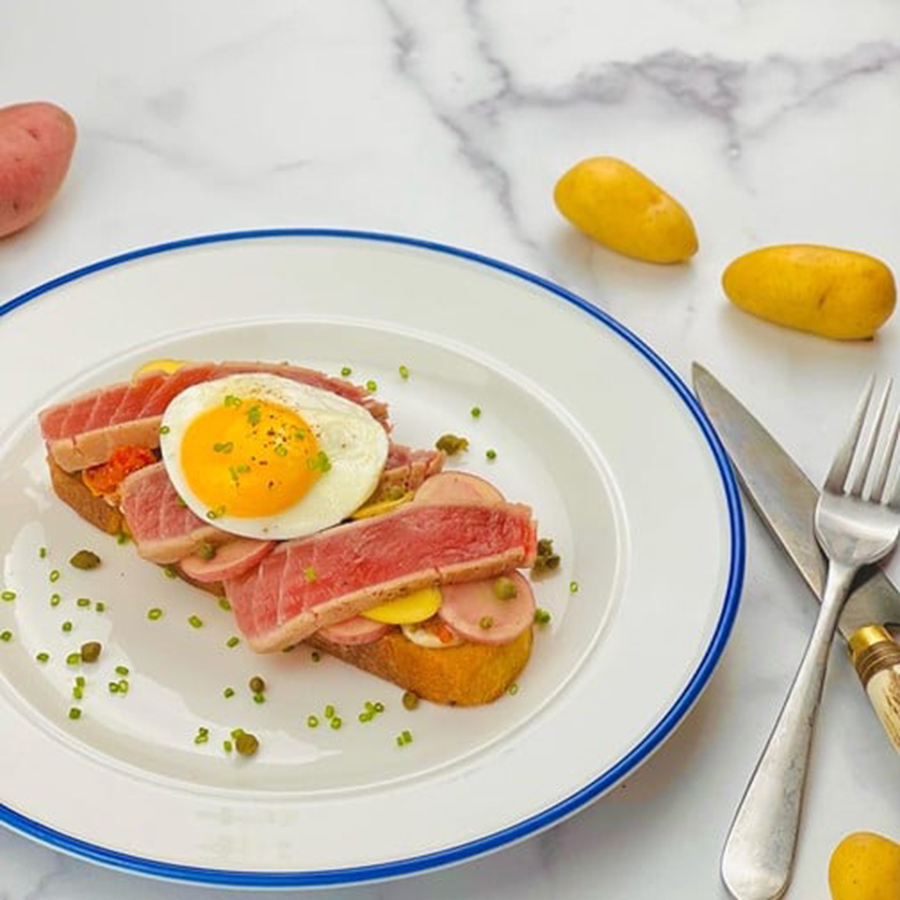 Open Face French Bistro Seared Tuna Sandwich - Potatoes USA - Philippines