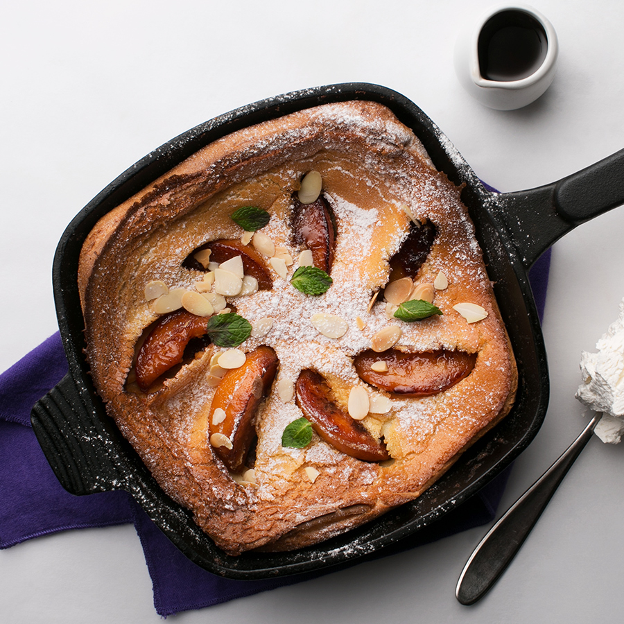 Peaches and Cream Dutch Baby Potato Pancake - Potatoes USA - Philippines
