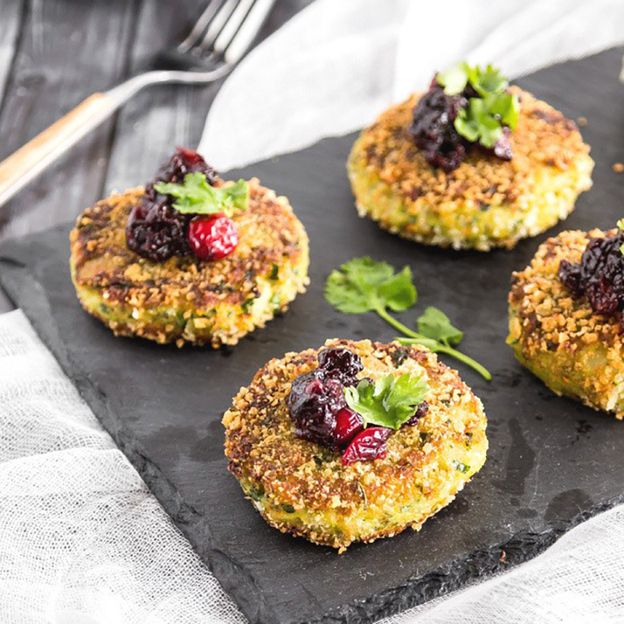 Potato Cakes and Cranberry Orange Sauce - Potatoes USA - Philippines