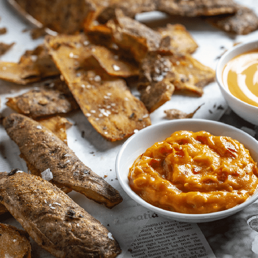 Potato Cracklins’ with Potato Pimento Cheese Dip - Potatoes USA - Philippines