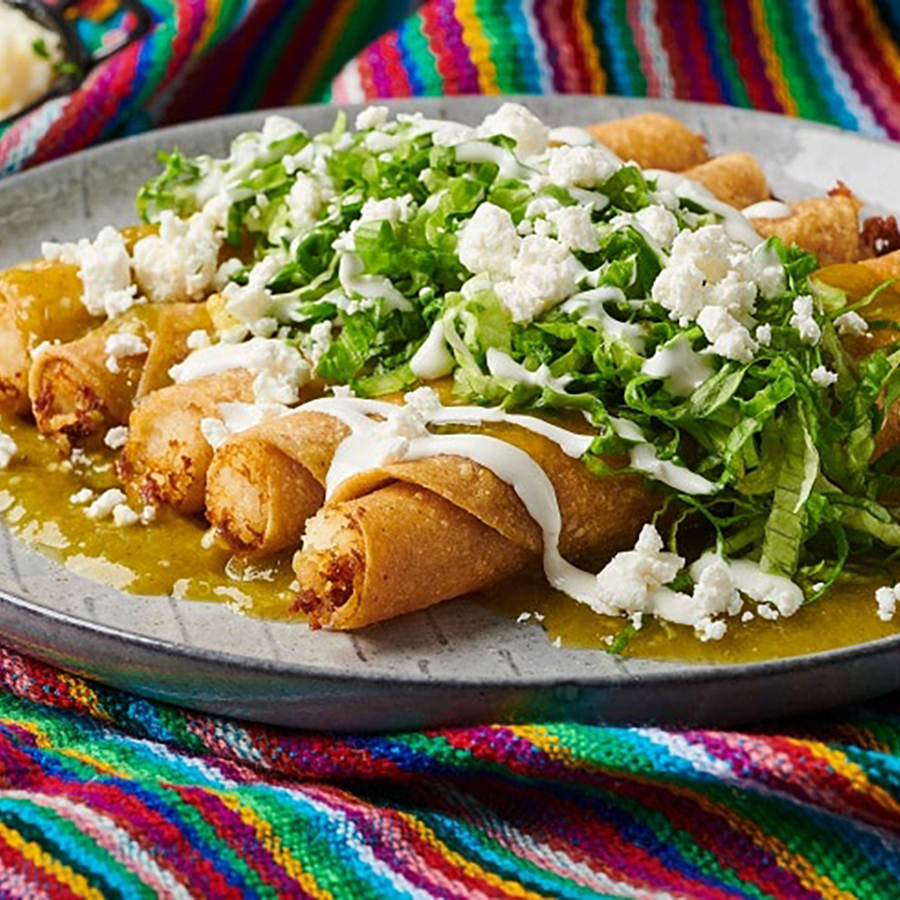 Potato Flautas in Green Sauce - Potatoes USA - Philippines