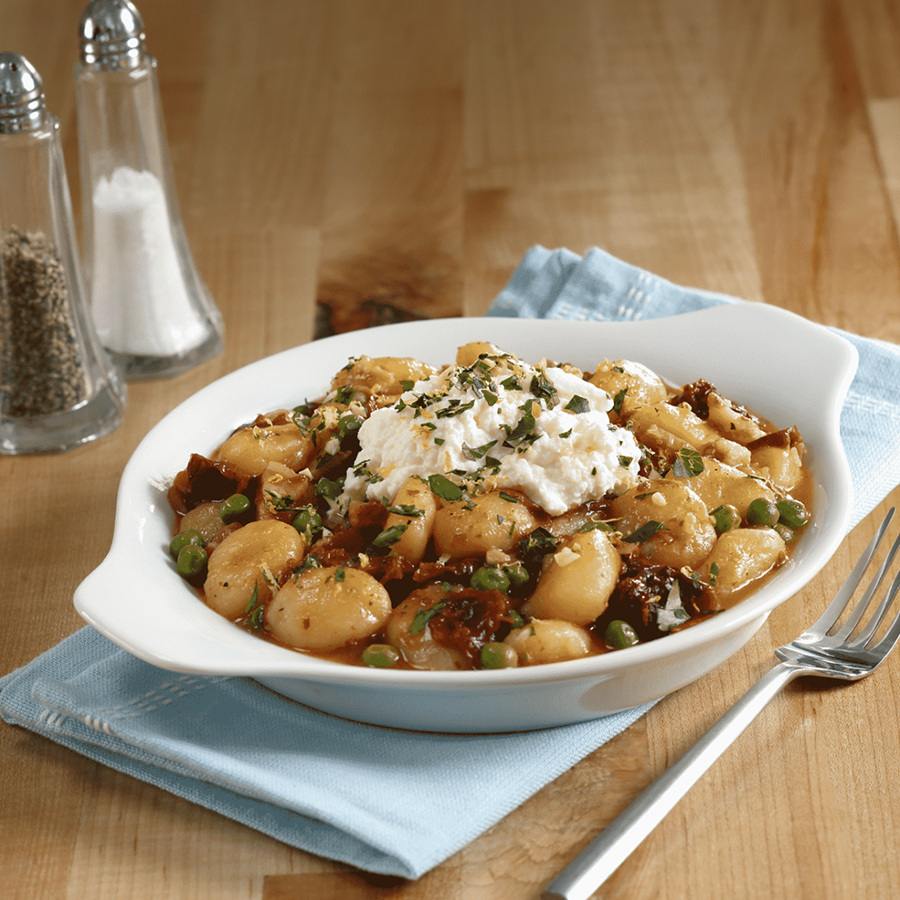 Potato Gnocchi with Lamb Pancetta and Fresh Ricotta - Potatoes USA - Philippines