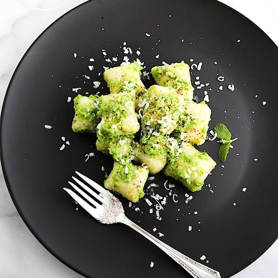 Potato Gnocchi with Minty Pea Sauce - Potatoes USA - Philippines