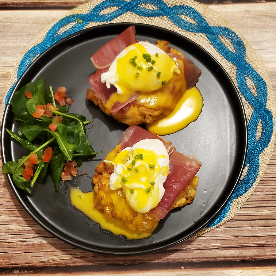 Potato Shreds Eggs Benedict - Potatoes USA - Philippines
