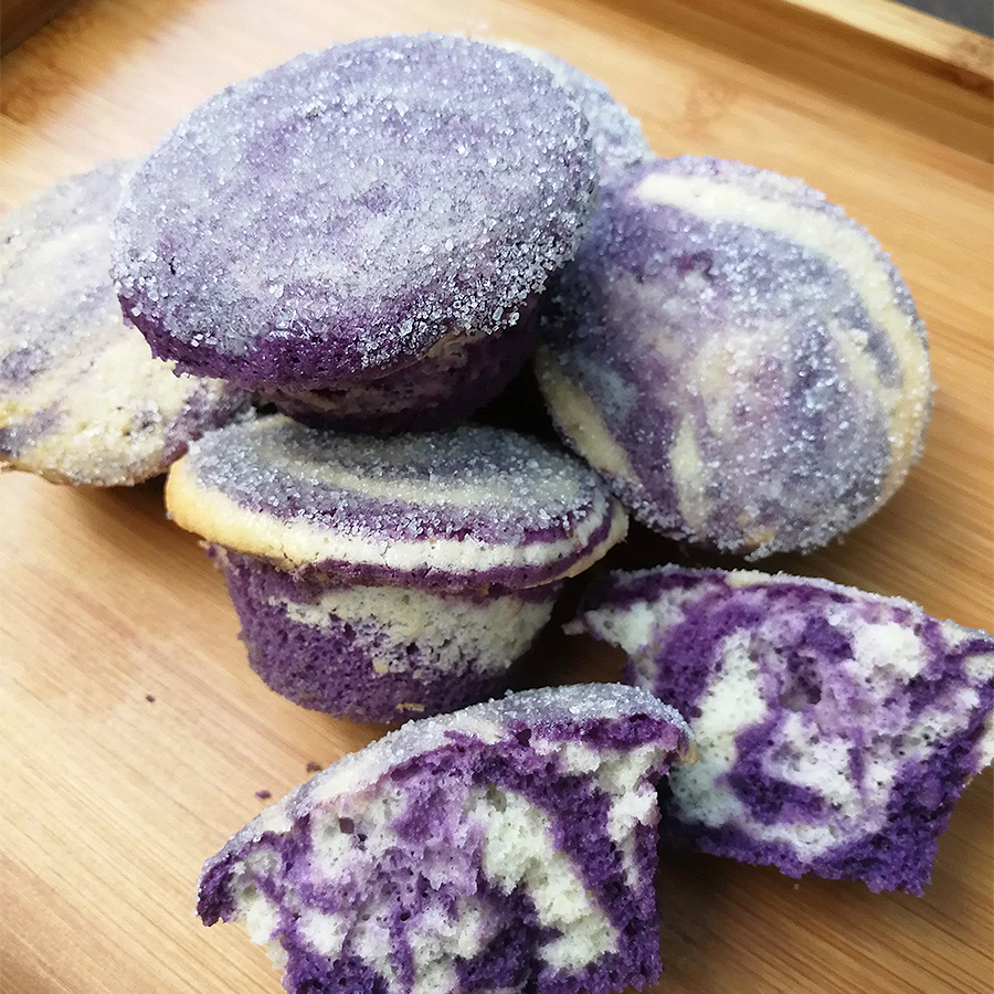 Potato Ube Marble Taisan Chiffon Cake - Potatoes USA - Philippines