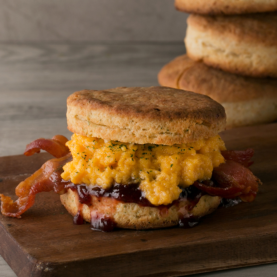 Potato Biscuit Breakfast Sandwich - Potatoes USA - Philippines