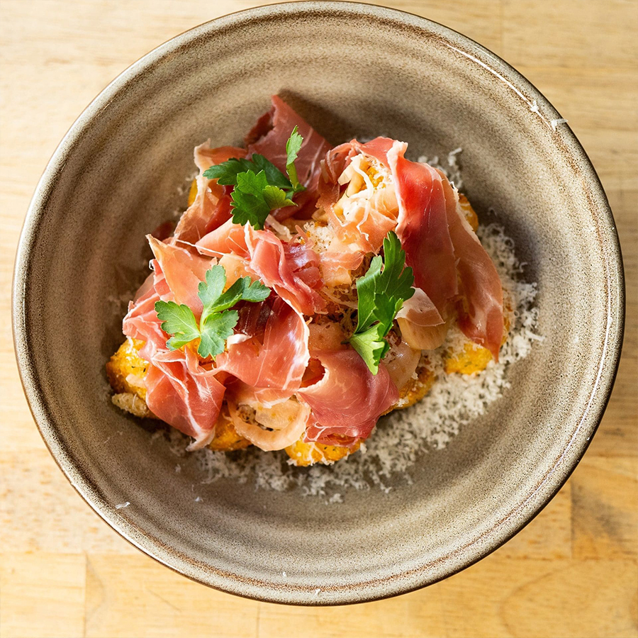 Gnocco Fritto with Prosciutto - Potatoes USA - Philippines
