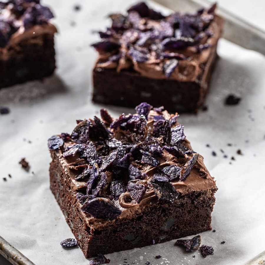 Purple Potato Brownies - Potatoes USA - Philippines