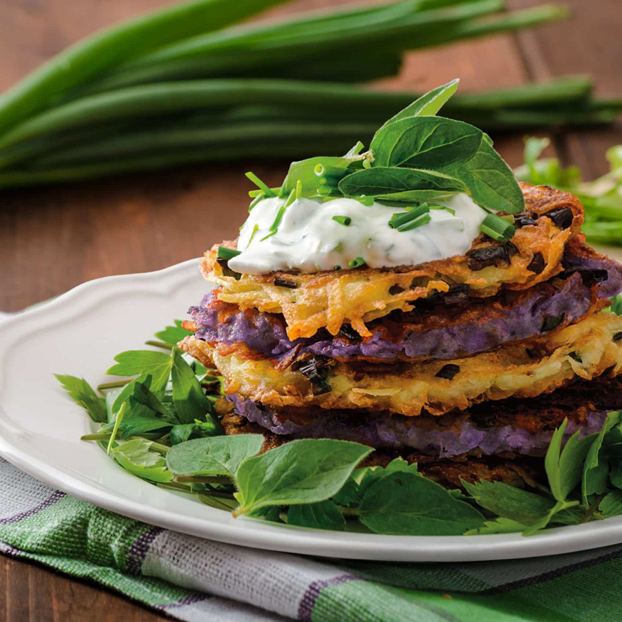 Rainbow Potato Pancakes - Potatoes USA - Philippines