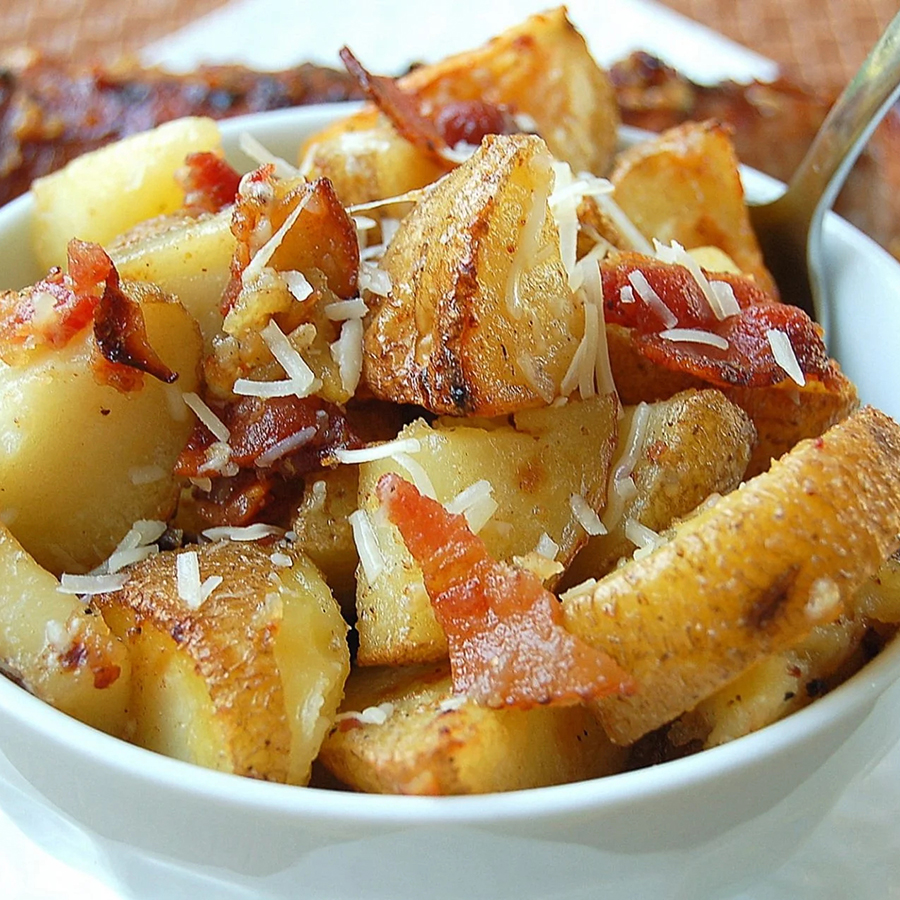 Roasted Potatoes with Bacon & Parmesan - Potatoes USA - Philippines