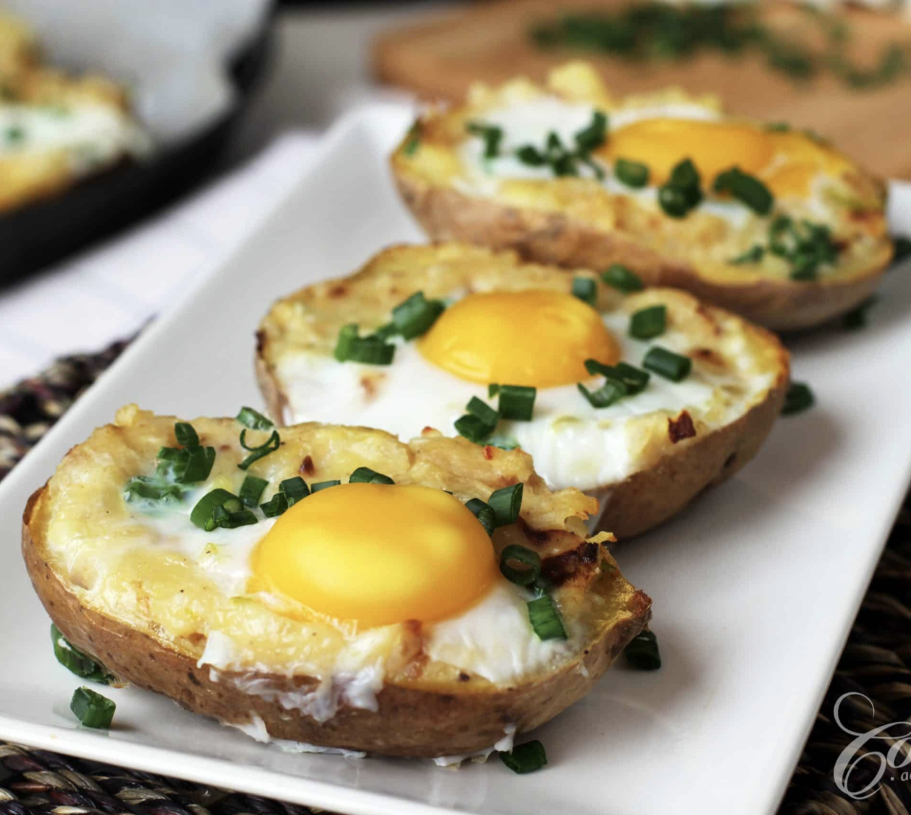 Twice Baked Potato with Egg on Top - Potatoes USA - Philippines