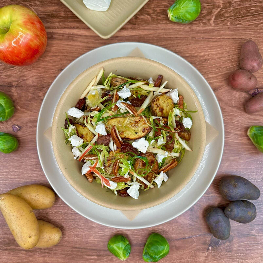 Shaved Brussels Sprout and Fingerling Potato Salad - Potatoes USA - Philippines
