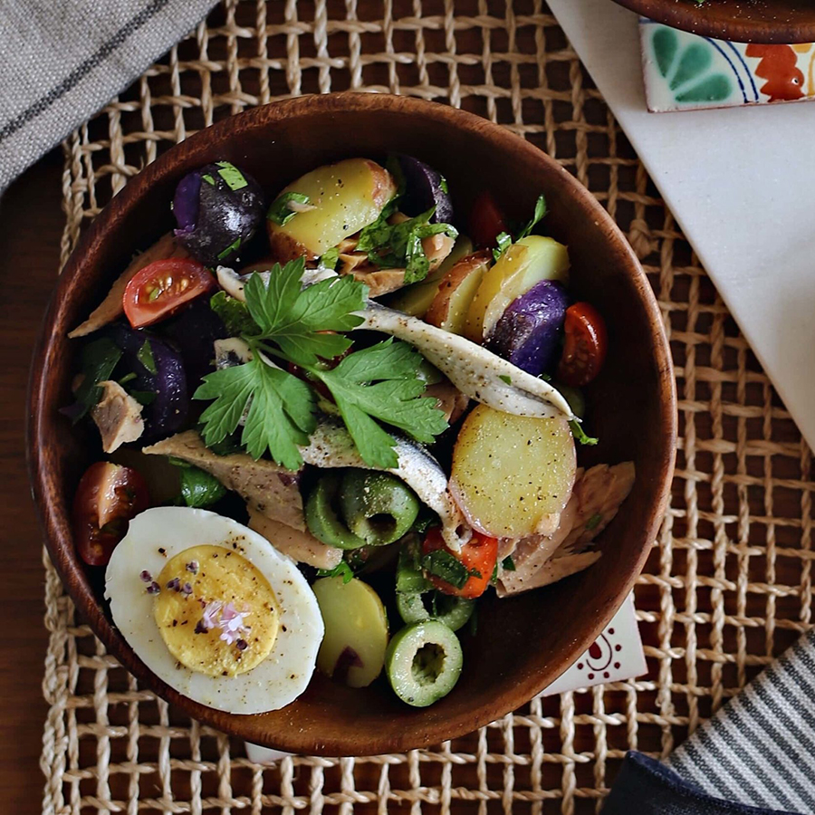 Spanish Potato Salad With Tuna & Anchovy - Potatoes USA - Philippines