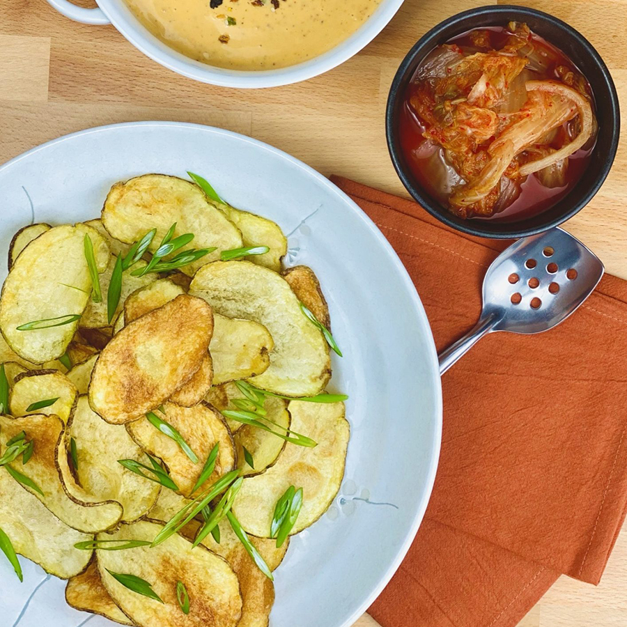 Thick Cut Potato Chips with Kimchi Queso - Potatoes USA - Philippines