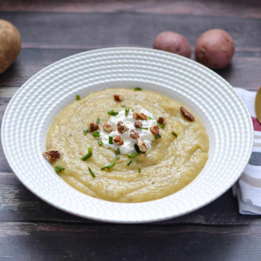 Three Potato Soup with Ricotta Topping - Potatoes USA - Philippines