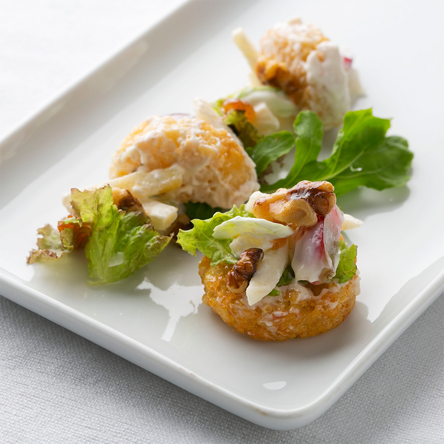 U.S. Mini Hash Brown Potato Waldorf Salad - Potatoes USA - Philippines