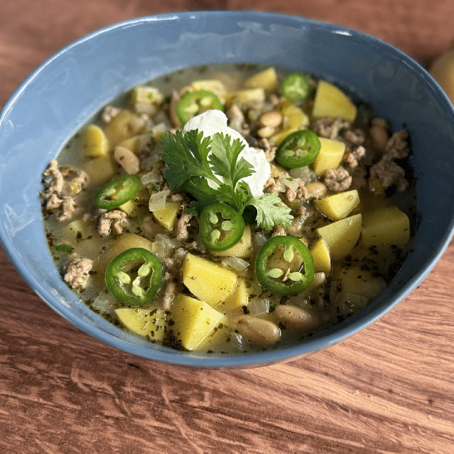 White Bean &amp; Potato Ground Turkey Chili - Potatoes USA - Philippines
